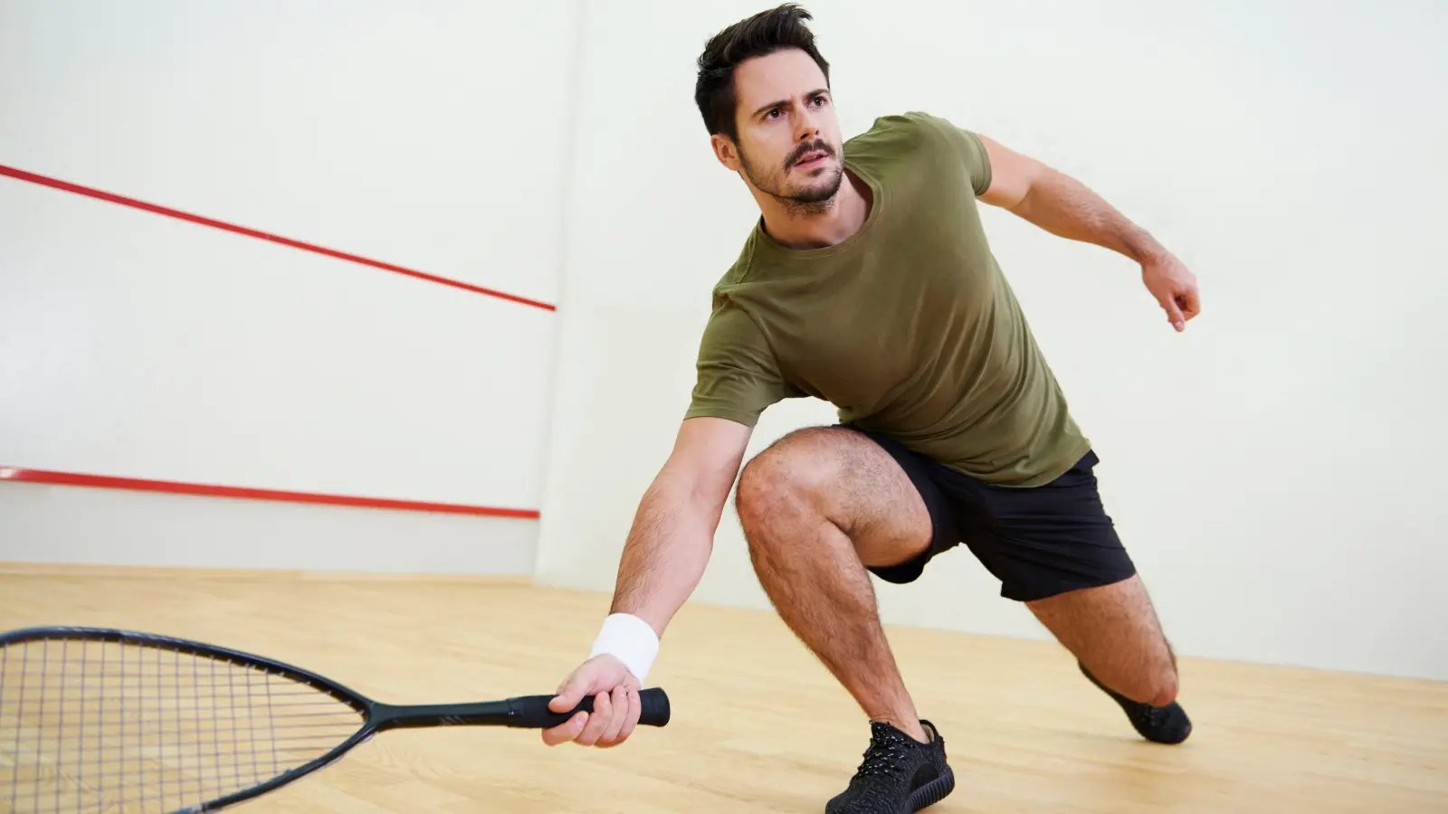 Boosts balance and coordination - Playing Racquetball