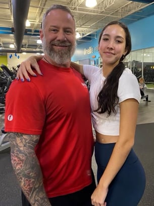 Brain Cavanaugh with his daughter