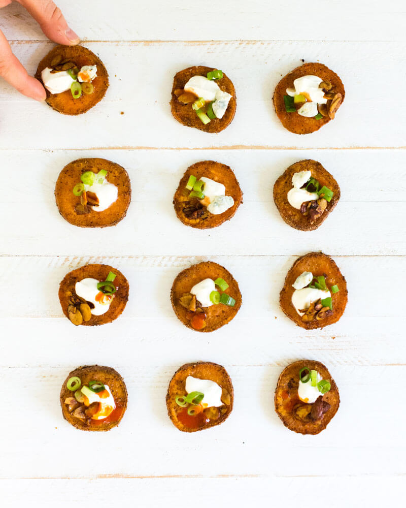 Loaded Sweet Potato Rounds