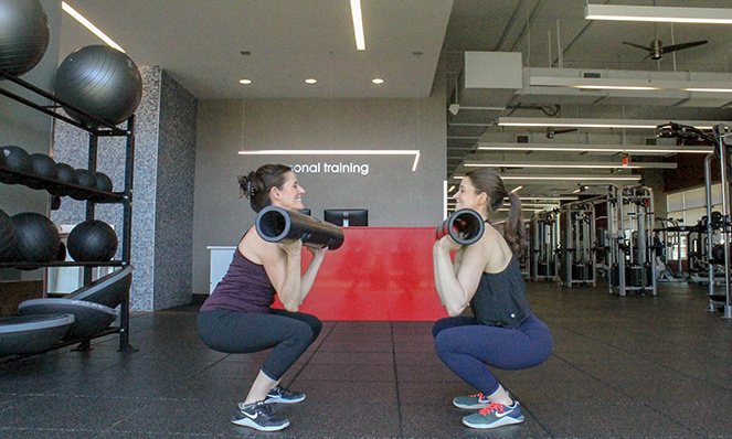 MOTHER DAUGHTER GYM BONDING