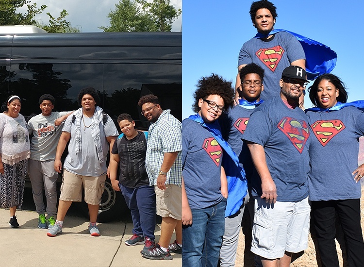 hardeman family before & after